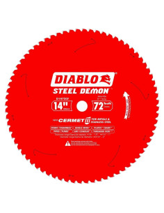 Hoja de Sierra para Metal Diablo Steel Demon 72T Cermet II