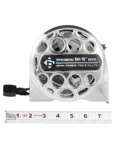 Cinta Métrica Retráctil de Acero Inoxidable 5m KNFFSAAJL