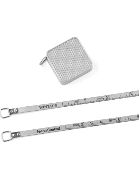 Cinta Métrica Cuadrada Retráctil VAXATO 2m Doble Cara Nylon