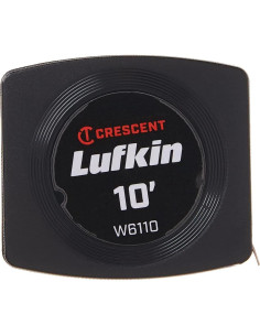 Cinta Métrica Pocket Lufkin 3 m Amarillo W6110 Compacta 2