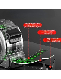 Cinta Métrica Retráctil Marhynchus 10m Acero Inoxidable 2