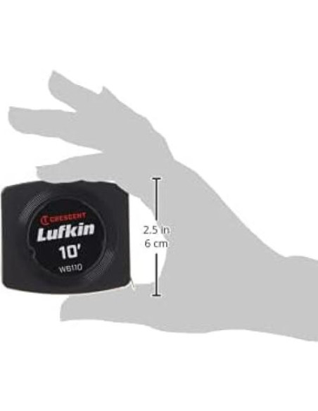 Cinta Métrica Pocket Lufkin 3 m Amarillo W6110 Compacta