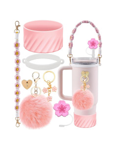 Juego de Accesorios CHEMLLC para Copa Stanley 40 oz Rosa
