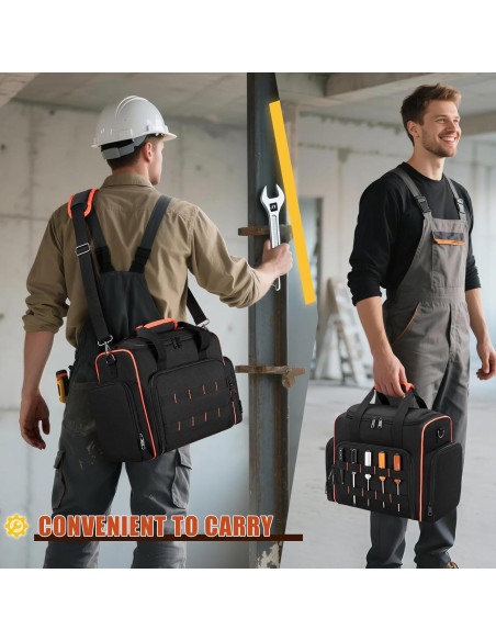 Bolsa de Herramientas Marscamd con 3 Estuches Removibles Negra