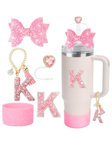 Conjunto de Accesorios Brillantes Nuozme para Taza Stanley 5 Piezas