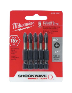 Broca de Poder Milwaukee 48-32-4602 2" Hexagonal Phillips Paquete 10 2