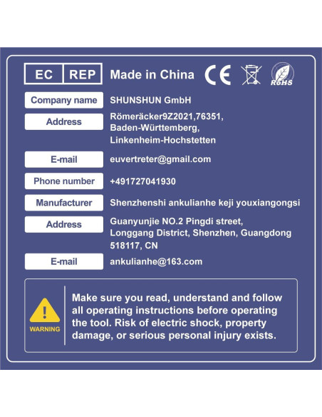 Sierra de Banda Portátil Anbull R2103 1100W con Luz LED