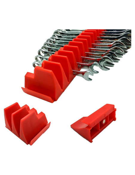 Juego de Organizadores de Llaves Magnéticas ISFQERON 46PC Rojo