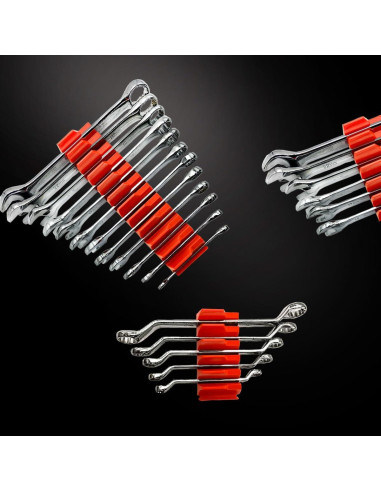 Juego de Organizadores de Llaves Magnéticas ISFQERON 46PC Rojo