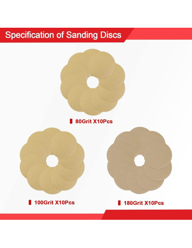 Lijadora de Yeso Goldblatt 22.86 cm con 30 Discos de Lijado