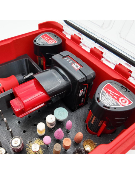 Organizador Rotativo M12 TidyTool para Caja Compacta Milwaukee
