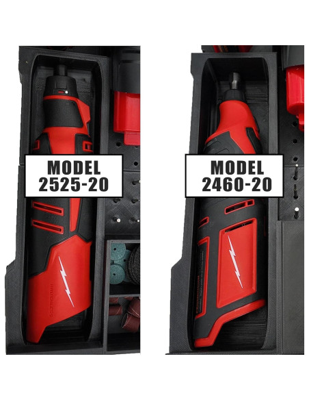 Organizador Rotativo M12 TidyTool para Caja Compacta Milwaukee