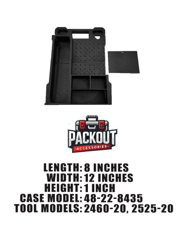 Organizador Rotativo M12 TidyTool para Caja Compacta Milwaukee