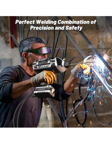 Máquina de Soldadura Portátil Faiuot 110V 20-120Amp con Gafas