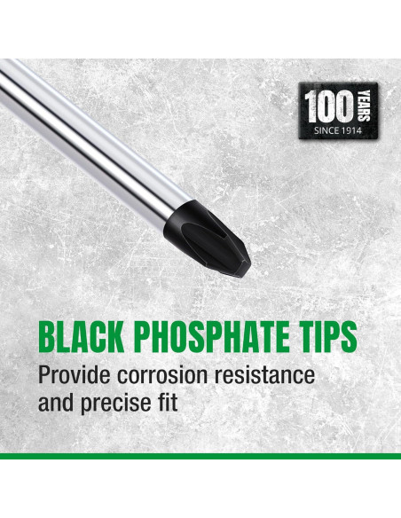 Juego de Destornilladores SK de 6 Piezas Acero S2 SureGrip