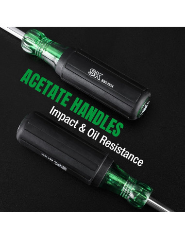 Juego de Destornilladores SK de 6 Piezas Acero S2 SureGrip