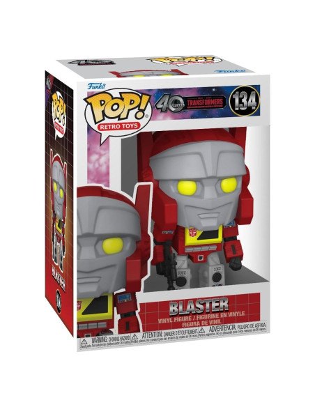 Funko Pop Transformers Blaster 40 Aniversario 12 cm Funko Pop Transformers Blaster 40 Aniversario 12 cm