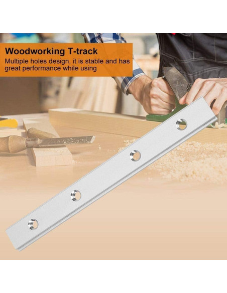 Barra de inglete deslizante Hilitand 200mm M8 aluminio