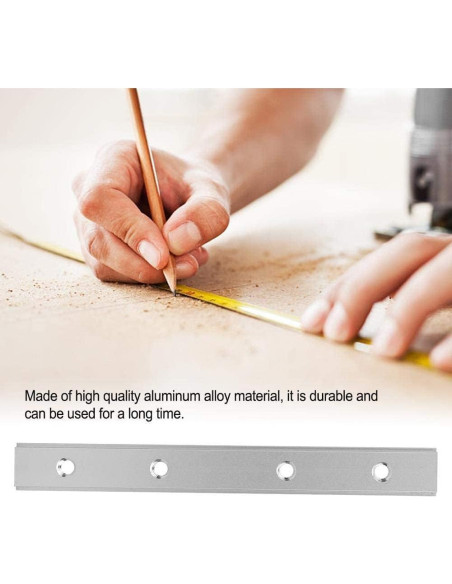 Barra de inglete deslizante Hilitand 200mm M8 aluminio