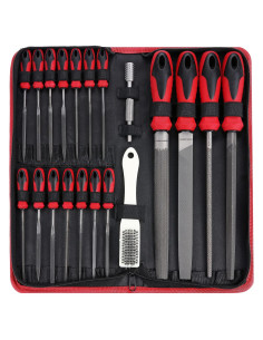 Juego de limas de metal CHENTUOPO 57 piezas acero al carbono