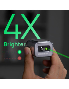 Medidor Láser HOZO M-Cube 50m Verde Alta Precisión 2