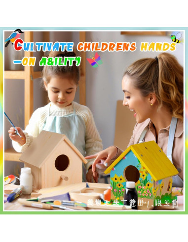 Kit de Casa para Aves de Madera DIY Dejila 15.24x16.51cm