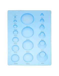 Molde 3D de Quilling Lind Kitchen - Esférico 185x125mm Azul