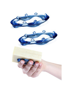 Soporte para Jabón en Barra SoapStandle 2 Piezas Azul