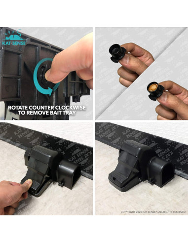 Trampas de Túnel Kat Sense para Ratas y Ardillas - Juego de 2