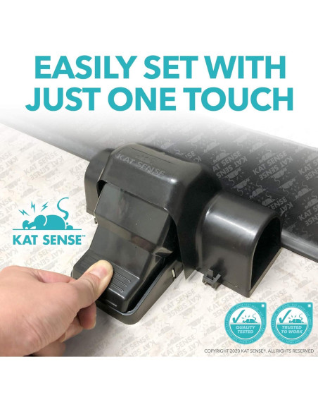 Trampas de Túnel Kat Sense para Ratas y Ardillas - Juego de 2