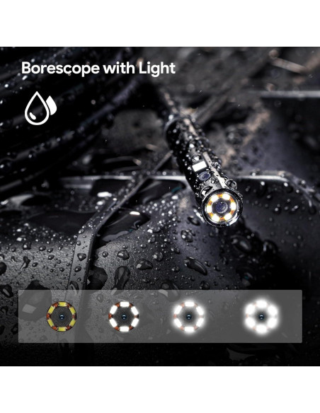 Endoscopio DEPSTECH NTC52 Triple Lente 1080P 3.05m USB-C