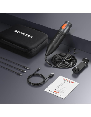 Endoscopio DEPSTECH NTC52 Triple Lente 1080P 3.05m USB-C