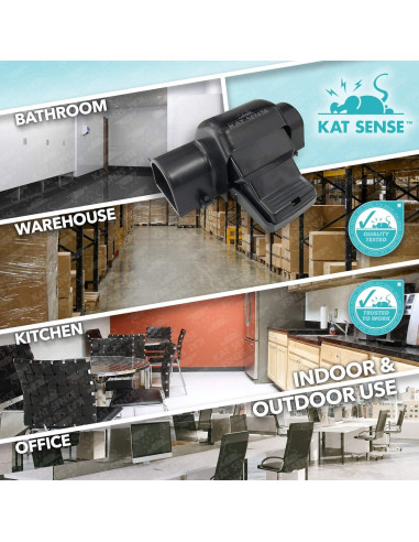 Trampas de Túnel Kat Sense para Ratas y Ardillas - Juego de 2