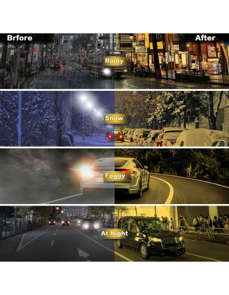 Gafas de Conducción Nocturna SIPHEW Mujeres Lente Amarillo UV400