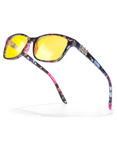 Gafas de Conducción Nocturna SIPHEW Amarillas Antirreflejo