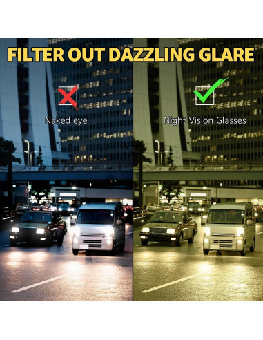 Gafas de visión nocturna Myiaur para mujeres, polarizadas