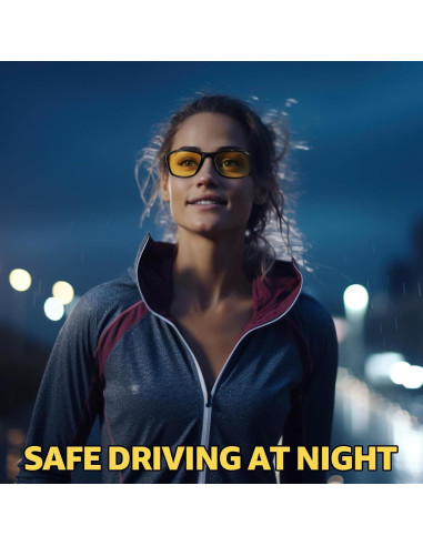 Gafas de visión nocturna Myiaur para mujeres, polarizadas