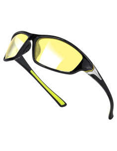 Gafas de Conducir de Noche SIPHEW Amarillas Polarizadas Unisex