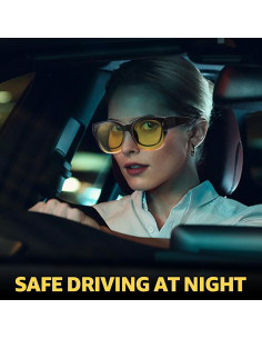 Gafas de Visión Nocturna Myiaur Amarillas Polarizadas Antirreflejo 2
