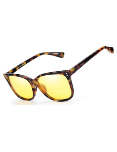 Gafas de visión nocturna LVIOE unisex con lentes amarillos