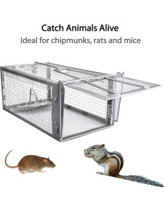 Trampa Humana para Ratas Gingbau Mediana 31.2x16.8x13.5cm 2