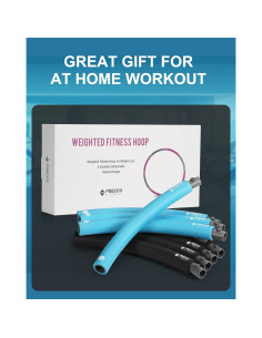 Aro de Fitness FEECCO 1 kg Ajustable 8 Secciones Desmontables 2