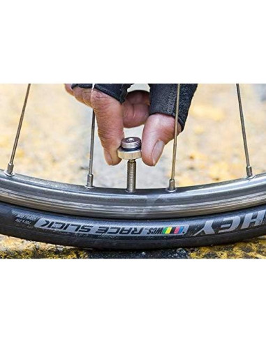 Bomba Mini de Bicicleta Blackburn Core Slim 120 PSI Plata