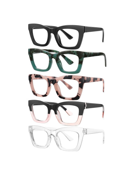 Gafas de lectura unisex con filtro UV y luz azul - 5 colores