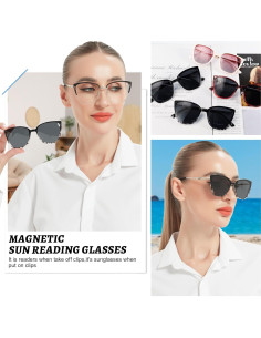 Gafas de Sol Magnéticas de Lectura OCCI CHIARI 1.5x Polarizadas 2