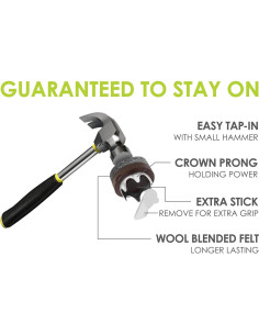 Protectores de Suelo para Patas de Silla Slipstick 8 Pzas 2.54 cm 2