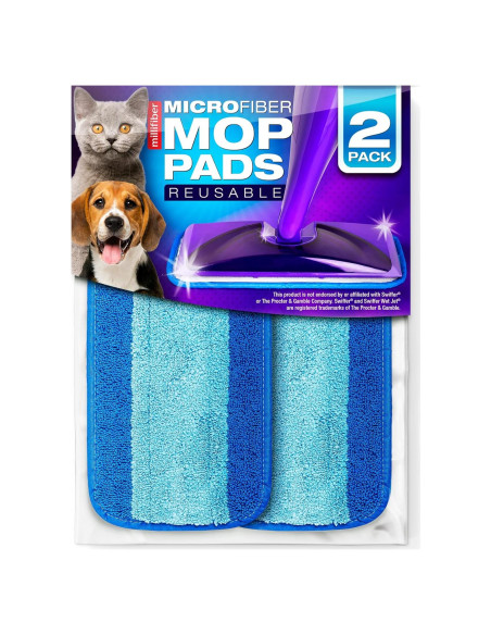 Paños de Mopa Reutilizables Millifiber para Swiffer WetJet - 2 Unidades