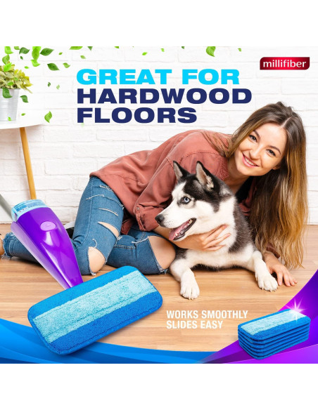 Paños de Mopa Reutilizables Millifiber para Swiffer WetJet - 2 Unidades