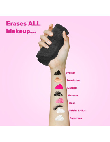 MakeUp Eraser Mini PRO Rosa - Elimina Maquillaje con Agua