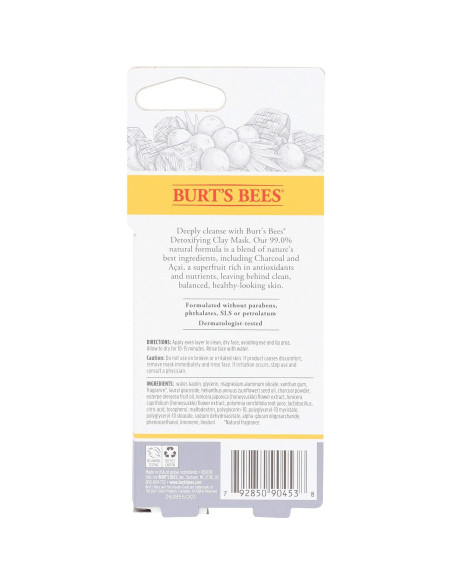 Mascarilla Desintoxicante de Arcilla Burt's Bees 16.2g Mascarilla Desintoxicante de Arcilla Burt's Bees 16.2g
